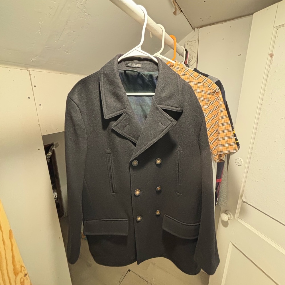 Ralph Lauren Charcoal Pea Coat